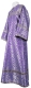 Altar server sticharion - Poutivl' rayon brocade S3 (violet-silver), Standard design