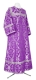 Altar server sticharion - Mirgorod rayon brocade S3 (violet-silver), Economy design