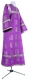 Altar server sticharion - Abakan rayon brocade S3 (violet-silver), Economy design