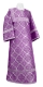Altar server sticharion - Kazan rayon brocade S3 (violet-silver), Standard design