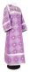 Altar server sticharion - Shouya rayon brocade S3 (violet-silver), Economy design