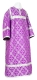 Altar server sticharion - Ostrozh rayon brocade S3 (violet-silver), Economy design