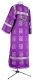 Altar server sticharion - Abakan rayon brocade S3 (violet-silver) (back), Economy design