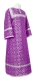 Altar server stikharion - Old-Greek rayon brocade S3 (violet-silver), Standard design