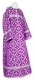 Altar server sticharion - Gouslitsa rayon brocade S3 (violet-silver), Standard design