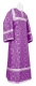 Altar server stikharion - Vasilia rayon brocade S3 (violet-silver), Economy design