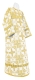 Altar server sticharion - Iveron rayon brocade S3 (white-gold), Premium design