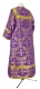 Altar server sticharion - Koursk rayon brocade S4 (violet-gold) (back), Economy design