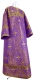 Altar server stikharion - rayon brocade S4 (violet-gold)