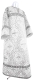 Altar server stikharion - rayon brocade S4 (white-silver)