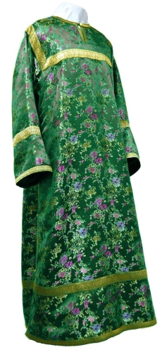 Altar server stikharion - Chinese rayon brocade (green-gold)