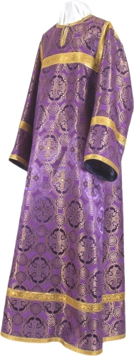 Child stikharion (alb) - metallic brocade B (violet-gold)