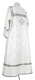 Child sticharion (alb) - Vinograd metallic brocade B (white-silver) (back), Economy design