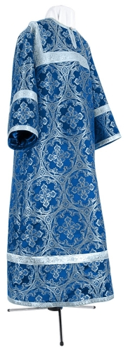 Child stikharion (alb) - metallic brocade BG1 (blue-silver)