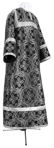 Child stikharion (alb) - metallic brocade BG1 (black-silver)