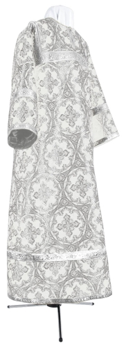 Child stikharion (alb) - metallic brocade BG1 (white-silver)