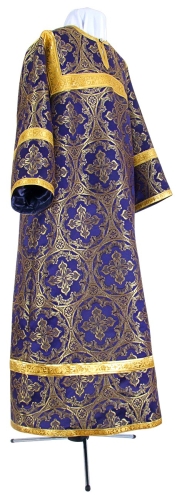 Child stikharion (alb) - metallic brocade BG3 (violet-gold)