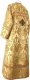 Child sticharion (alb) - Greek Vine metallic brocade BG4 (yellow-gold) (back), Standard design