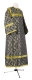 Child stikharion (alb) - rayon brocade S2 (black-gold)