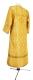 Child sticharion (alb) - Nicea rayon brocade S2 (yellow-gold) (back), Economy design