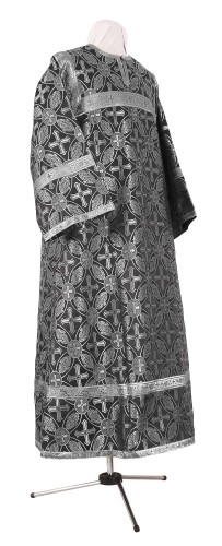 Child stikharion (alb) - rayon brocade S2 (black-silver)