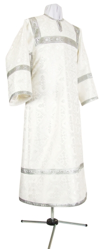 Child stikharion (alb) - rayon brocade S2 (white-silver)