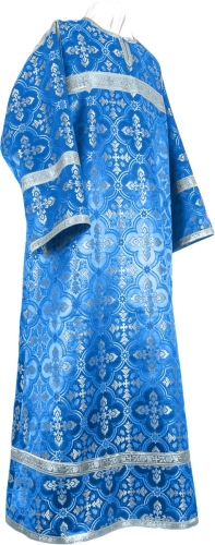 Child stikharion (alb) - rayon brocade S3 (blue-silver)