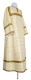 Child sticharion (alb) - Canon rayon brocade S3 (white-gold), Economy design