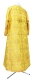 Child sticharion (alb) - Carpathian rayon brocade S4 (yellow-gold) (back), Standard design