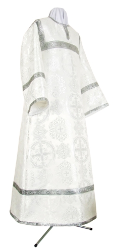 Child stikharion (alb) - rayon brocade S4 (white-silver)