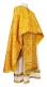 Greek Priest vestments - Kazan metallic brocade B1 (yellow-gold), Economy design