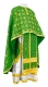 Greek Priest vestments - Lavra metallic brocade B (green-gold), Standard design