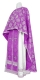 Greek Priest vestment -  Myra Lycea metallic brocade B (violet-silver), Standard design
