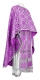 Greek Priest vestments - Nicholaev metallic brocade B (violet-silver), Standard design