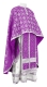 Greek Priest vestments - Lavra metallic brocade B (violet-silver), Standard design