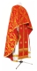 Greek Priest vestment -  Koursk metallic brocade B (red-gold), Standard design