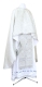 Greek Priest vestment -  metallic brocade BG1 (white-silver)