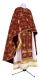 Greek Priest vestments - Golgotha metallic brocade BG2 (claret-gold), Standard design