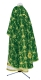 Greek Priest vestments - Golgotha metallic brocade BG2 (green-gold) back, Standard design