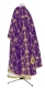 Greek Priest vestments - Golgotha metallic brocade BG2 (violet-gold) back, Standard design