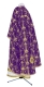 Greek Priest vestment -  Golgotha metallic brocade BG2 (violet-gold) (back), Standard design