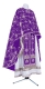 Greek Priest vestments - Golgotha metallic brocade BG2 (violet-silver), Standard design