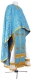 Greek Priest vestment -  rayon brocade S2 (blue-gold)