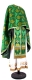 Greek Priest vestment -  Chernigov rayon brocade S2 (green-gold), Standard design