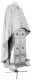 Greek Priest vestment -  rayon brocade S2 (white-silver)