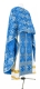 Greek Priest vestment -  Vine Switch rayon brocade S3 (blue-silver), Standard design