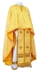 Greek Priest vestments - Old-Greek rayon brocade S3 (yellow-gold), Standard design