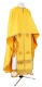 Greek Priest vestment -  Paschal Egg rayon brocade S3 (yellow-gold), Economy design