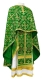 Greek Priest vestments - Soloun rayon brocade S3 (green-gold), Standard design