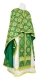 Greek Priest vestments - Myra Lycea rayon brocade S3 (green-gold), Standard design